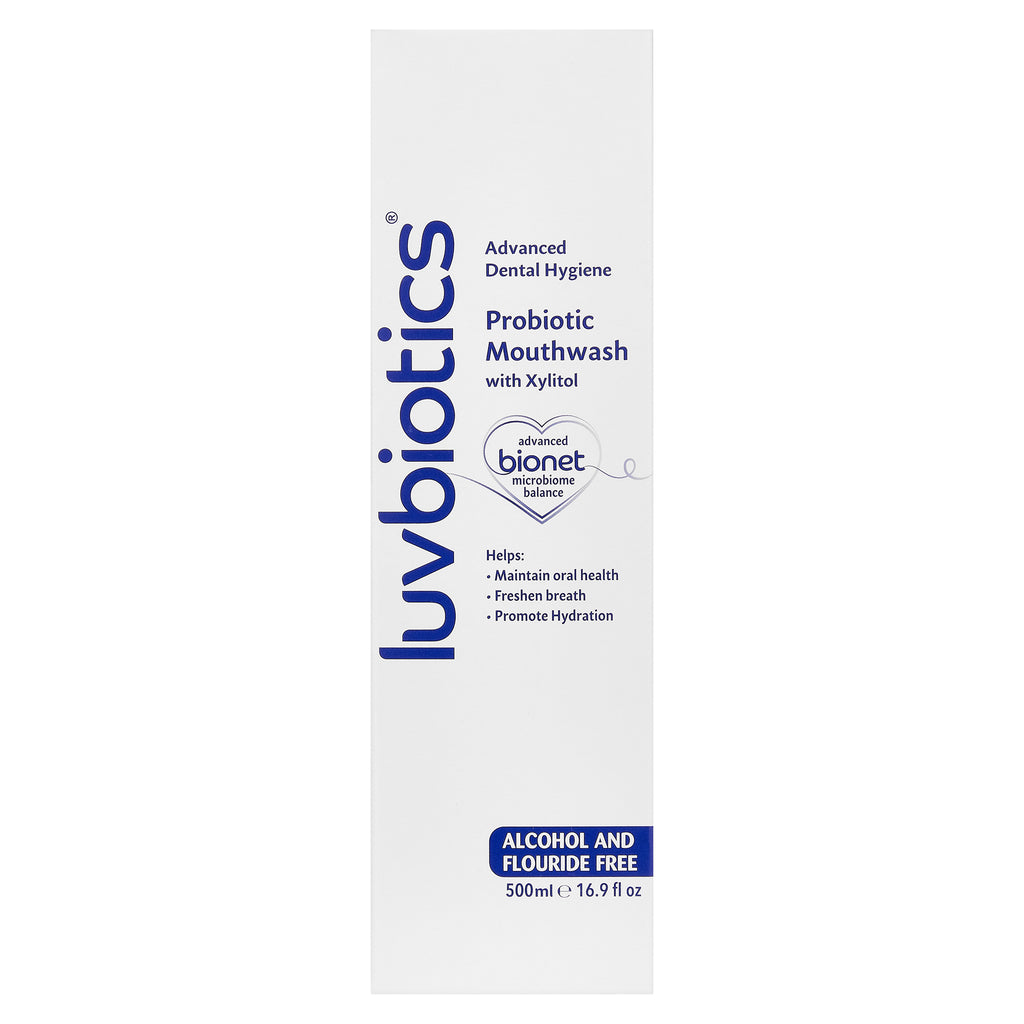Luvbiotics Alcohol & Fluoride Free Probiotics Mouthwash 500 ml
