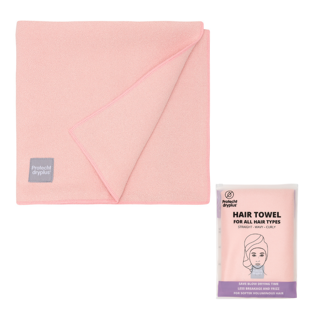 PROTECHT DRYPLUS Microfibre Hair Towel - Gossamer Pink