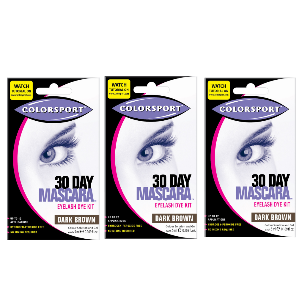30 Day Mascara DARK BROWN - 3 Pack