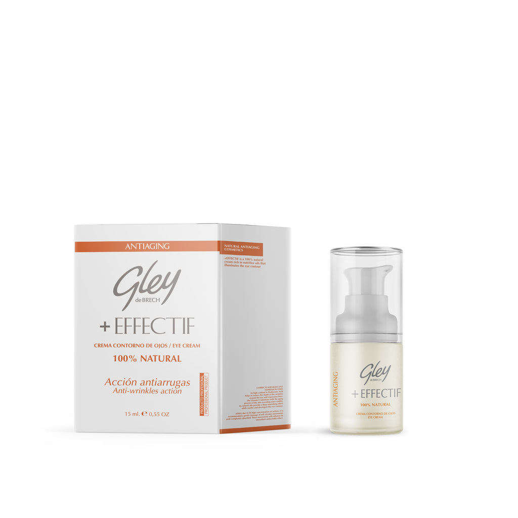 Gley de Brech - +EFFECTIF 100% Anti-Wrinkles Natural Eye Cream - 15ml