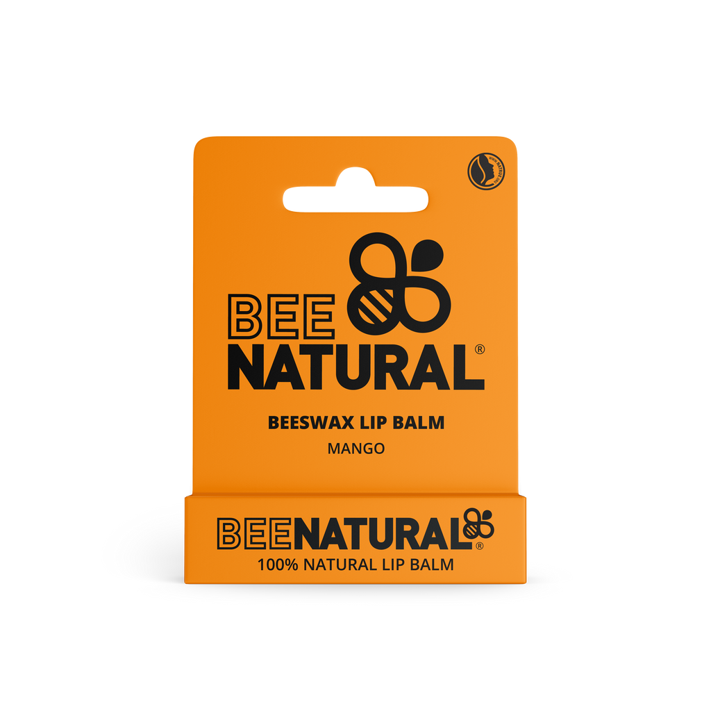 Bee Natural - 100% Natural Moisturising Lip Balm, Mango-4.2g