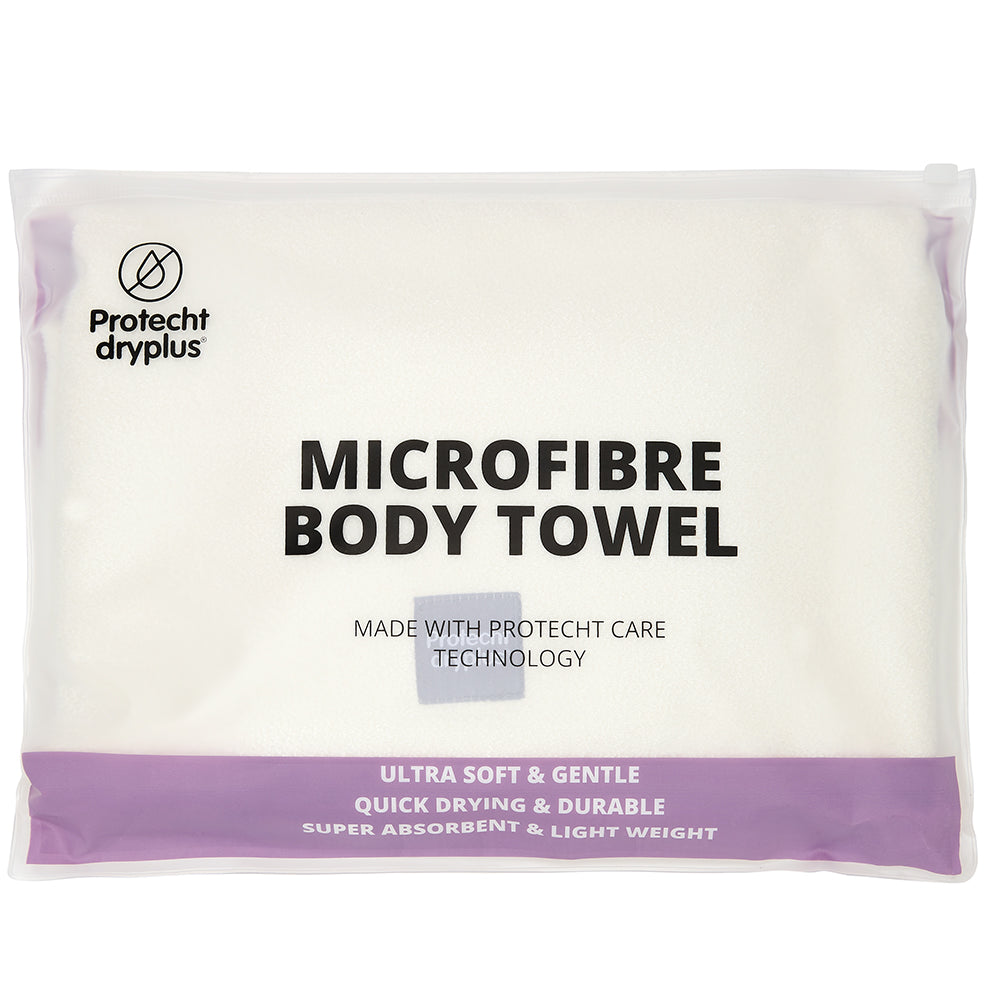 PROTECHT DRYPLUS Microfibre Body Towel - White