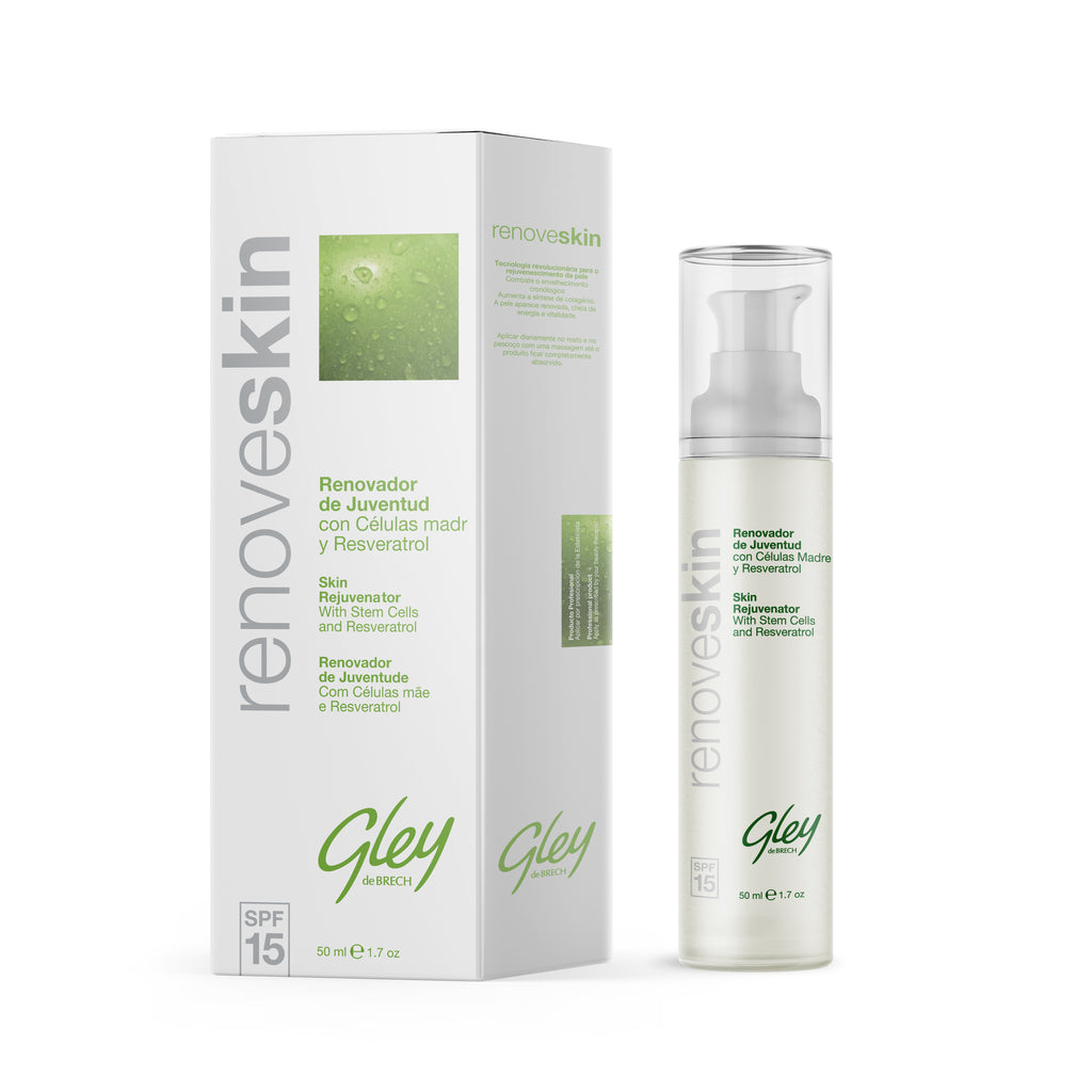 Gley de Brech - Renoveskin, Skin rejuvenator Stem Cell and Resveratrol Cream, 50ml
