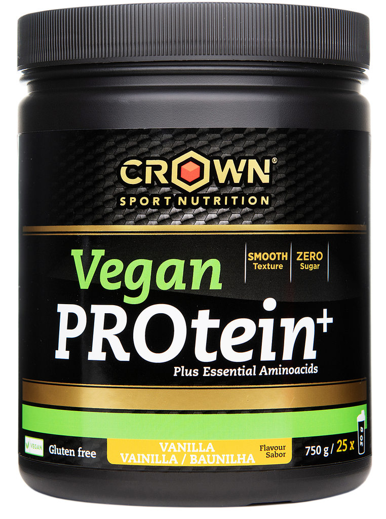 Crown Sport Nutrition - Vegan Protein+ - Vanilla Flavour - 750 g