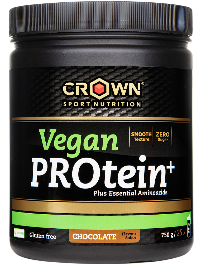 Crown Sport Nutrition - Vegan Protein+ - Chocolate Flavour- 750 g