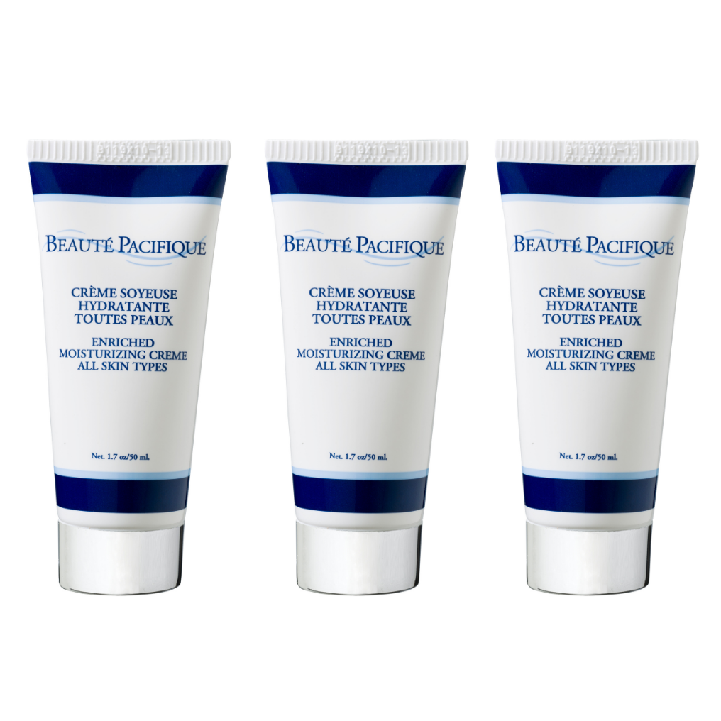 Beaute Pacifique ENRICHED MOISTURIZING CREME ALL SKIN TYPES - 3 Pack