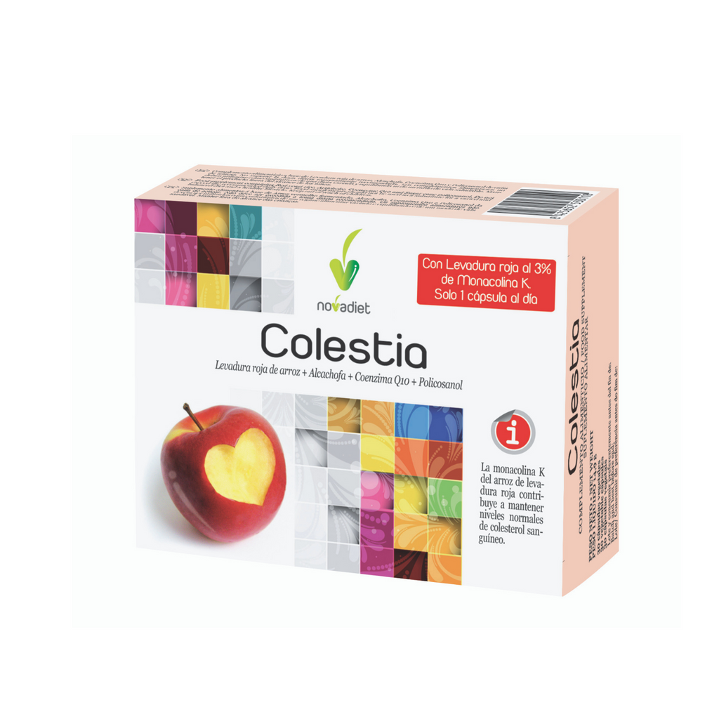Colestia with Red Yeast Rice, Coenzyme Q10, Policosanol & Artichoke-Cholesterol Lowering capsules s -2 Months Supply