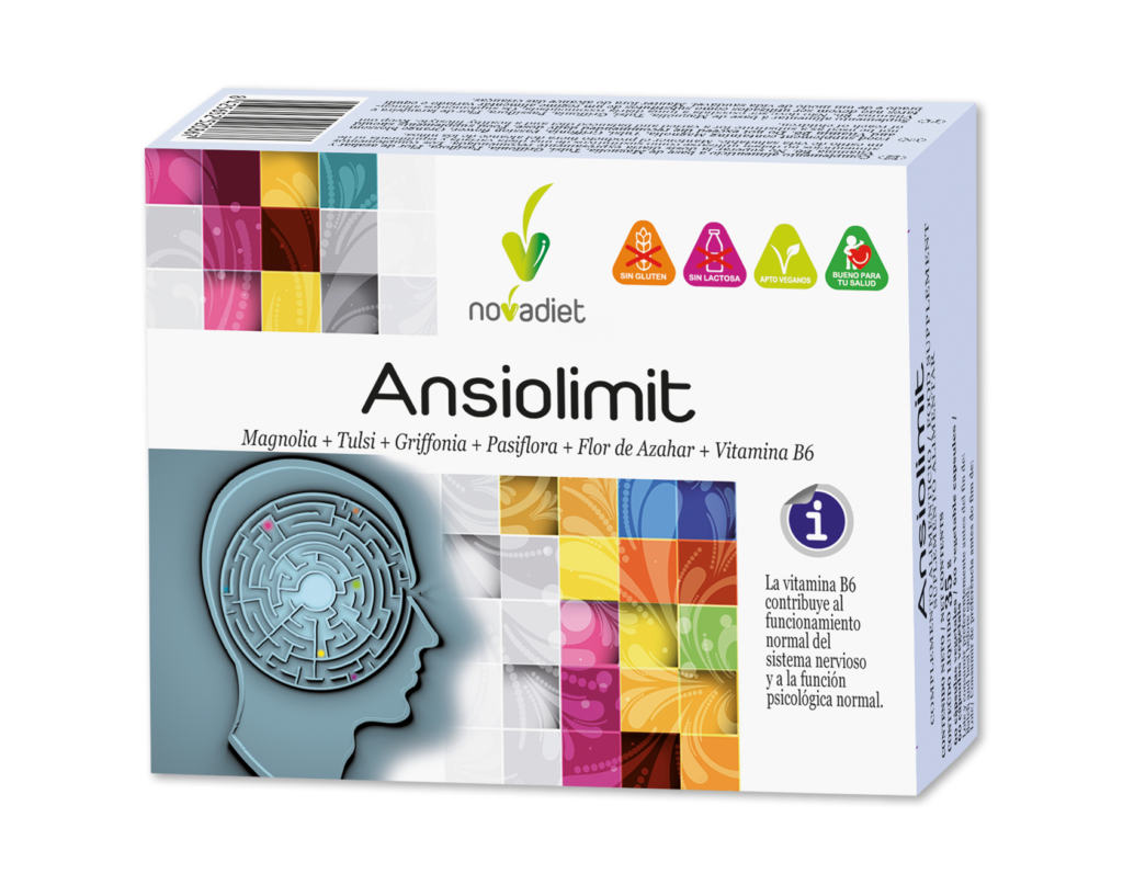 Ansiolimit, with Magnolia, Tulsi, Griffonia, Passion flower, Orange blossom and vitamin B6 - 35g