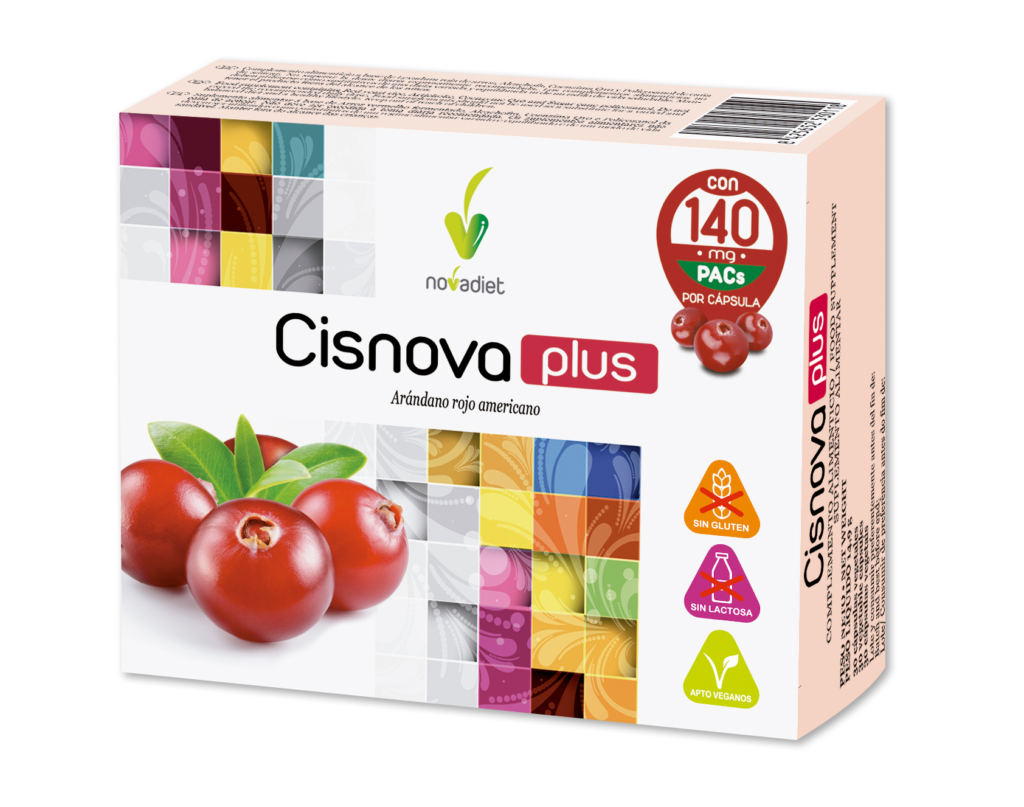 Cisnova Plus - Made from 100% natural extracts of American cranberries, 60 Capsules